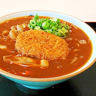 コロッケカレーうどん